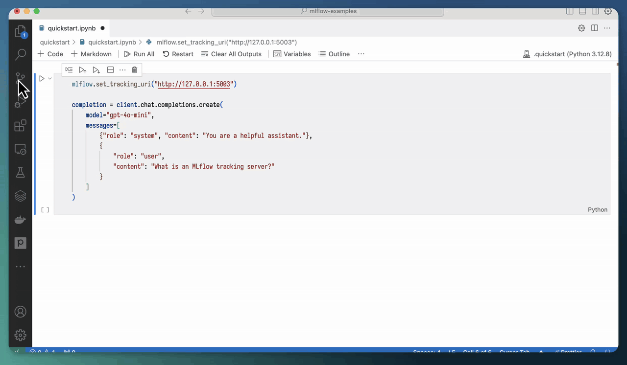 Tracing in Jupyter Notebooks