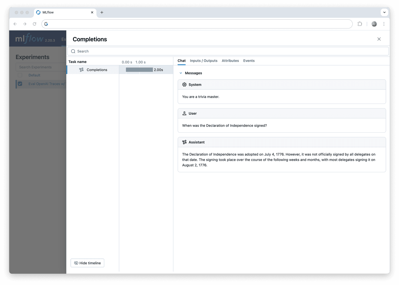 MLflow Traces